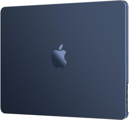 EooCoo Compatible with MacBook Air 13 inch Case 2026 M4 A3240 2025 M3 A3113 M2 A2681 2024-2022, Ultra Thin Armor, Seamlessly Fits, 100% Match Midnight, Air 13.6 Protective Hard Shell, Midnight Clear