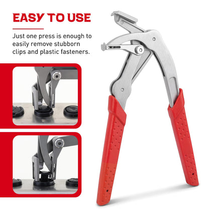 Car Clip Pliers Automotive, Labor-Saving Clip Removal Tool for Damage-Free Disassembly Panel Removal, Precision Panel Clip Pliers for Versatile Automotive Fasteners