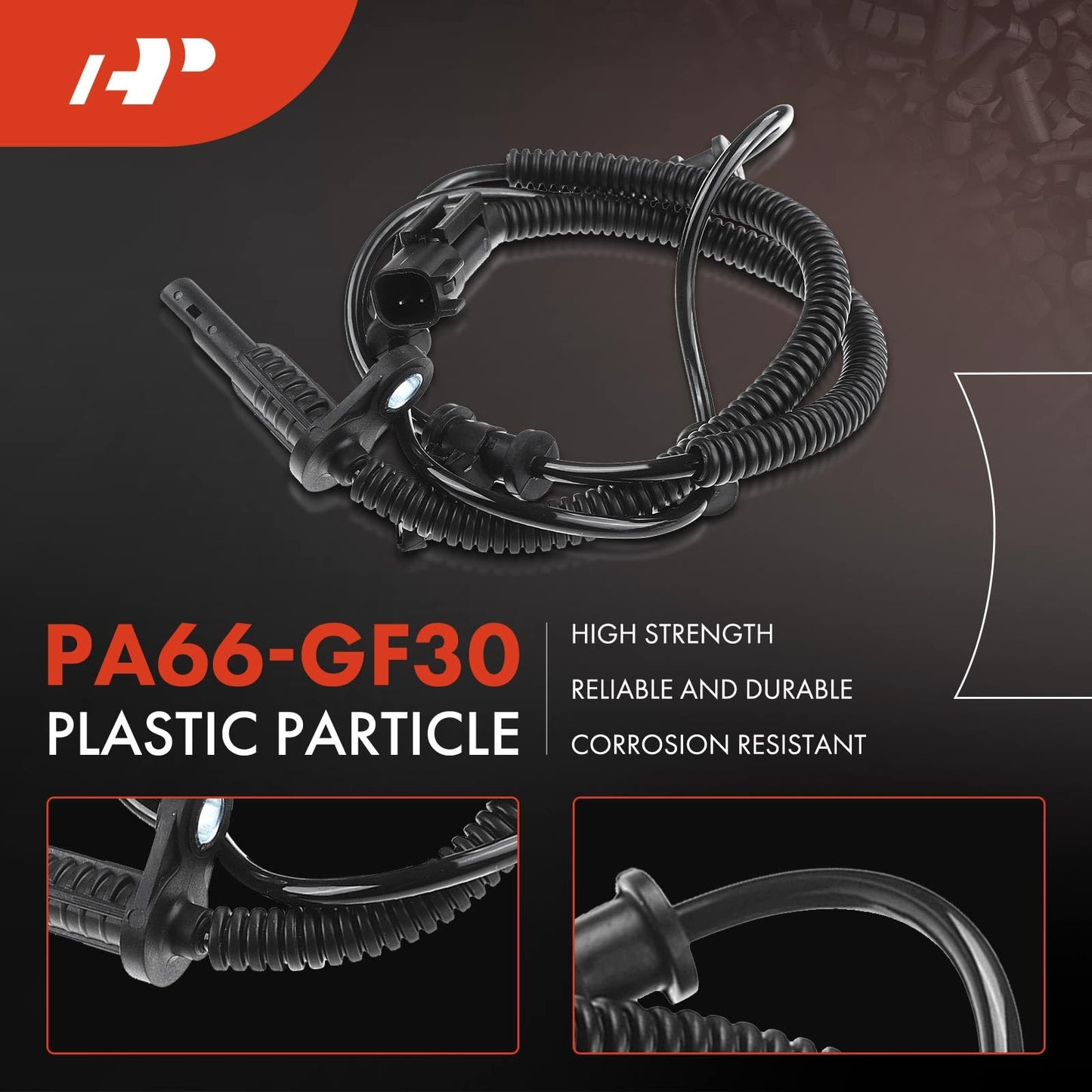 A-Premium ABS Wheel Speed Sensor Compatible with Ram 1500 2013-2018 1500 Classic 2019 Rear Left or Right