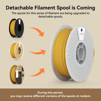 KEXCELLED Matte PLA Filament 1.75mm,Brown PLA 3D Printer Filament, Matt Frosted Texture,+/- 0.03mm Accuracy, 1kg Spool (2.2lbs), Fit Most FDM Printer