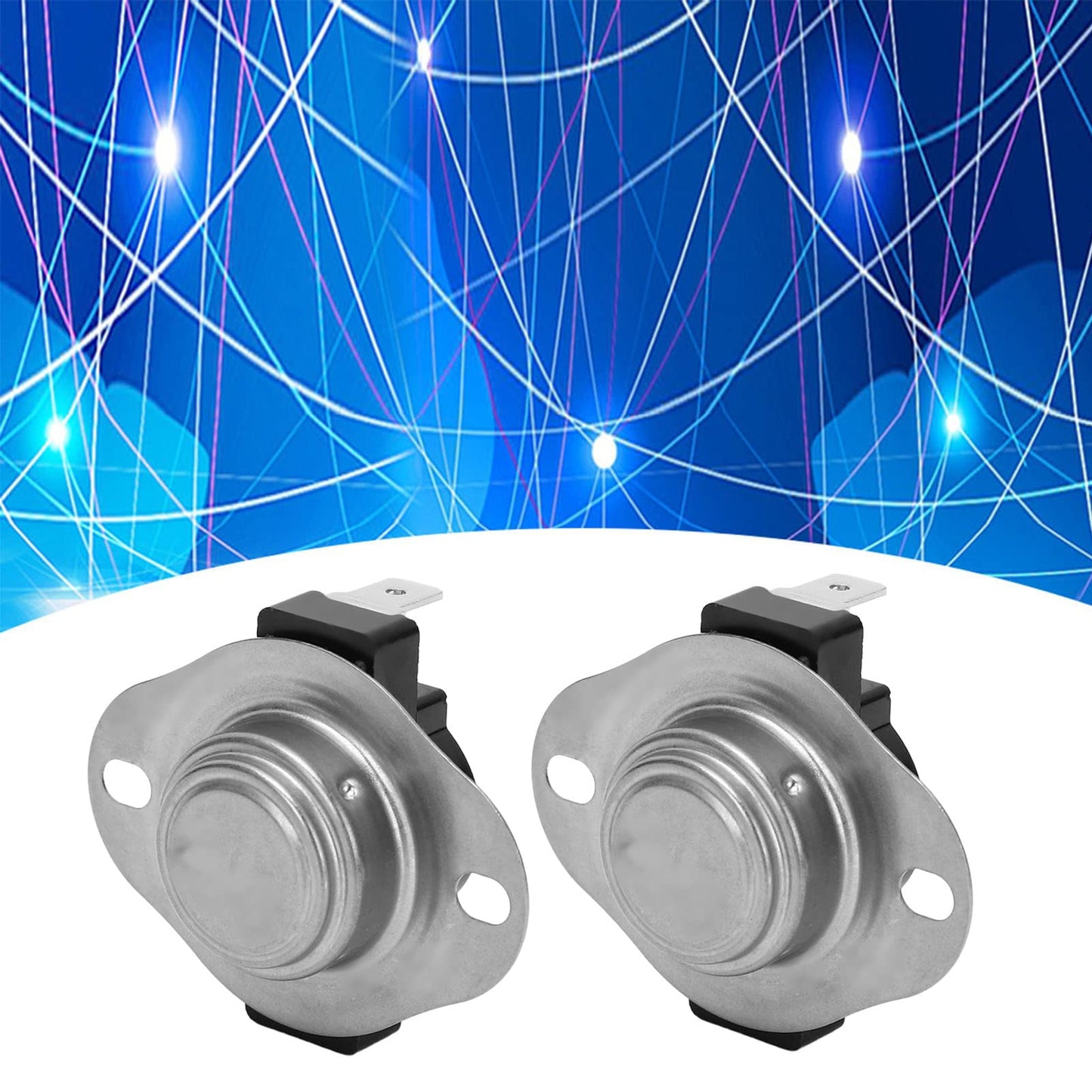 Temperature Control Switch,Temperature Sensitive Control,Intelligent Thermostat Switch,25A 250V,65℃ Precision Temperature Regulation for Motor Water Dispenser,Air Conditioner,Water Heater,Rice Cooker