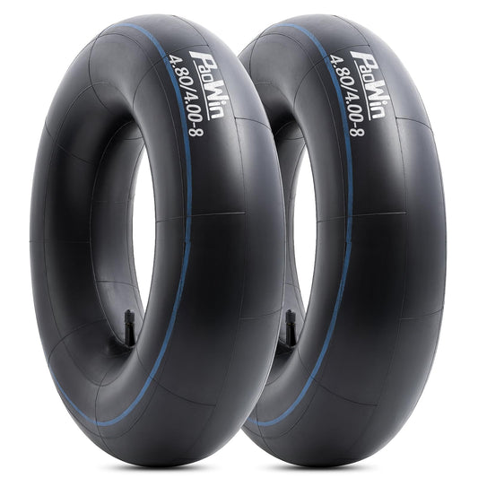 2 PCS 4.80/4.00-8 Heavy Duty Replacement Inner Tubes with TR13 straight Valve Stem Compatible with Wheelbarrows, Mowers, Hand Trucks and More 4.80-8 4.50-8 4.00-8 Tire Tubes