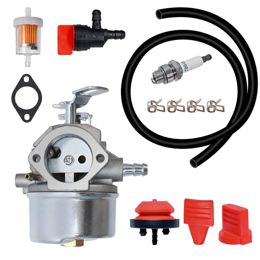 Vkinman 640054 640052 640349 Carburetor Replacement for Tecumseh HMSK80 HMSK90 HMSK100 LH318SA LH358SA 8HP 9HP 10HP Snowblower Generator Chipper Shredder Carb