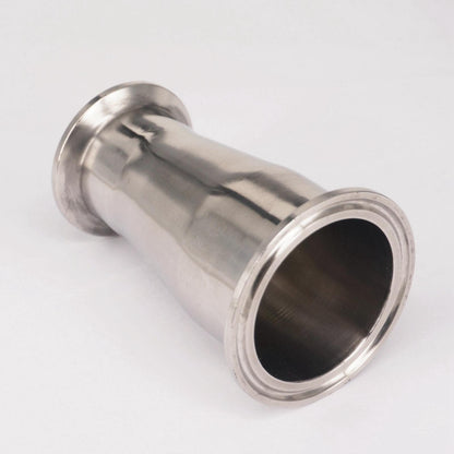 Maslin 2" Tri Clamp Turn to 1.5" Tri Clamp Reducer 304 Stainless Steel Sanitary Pipe Fitting Connector for Homebrew