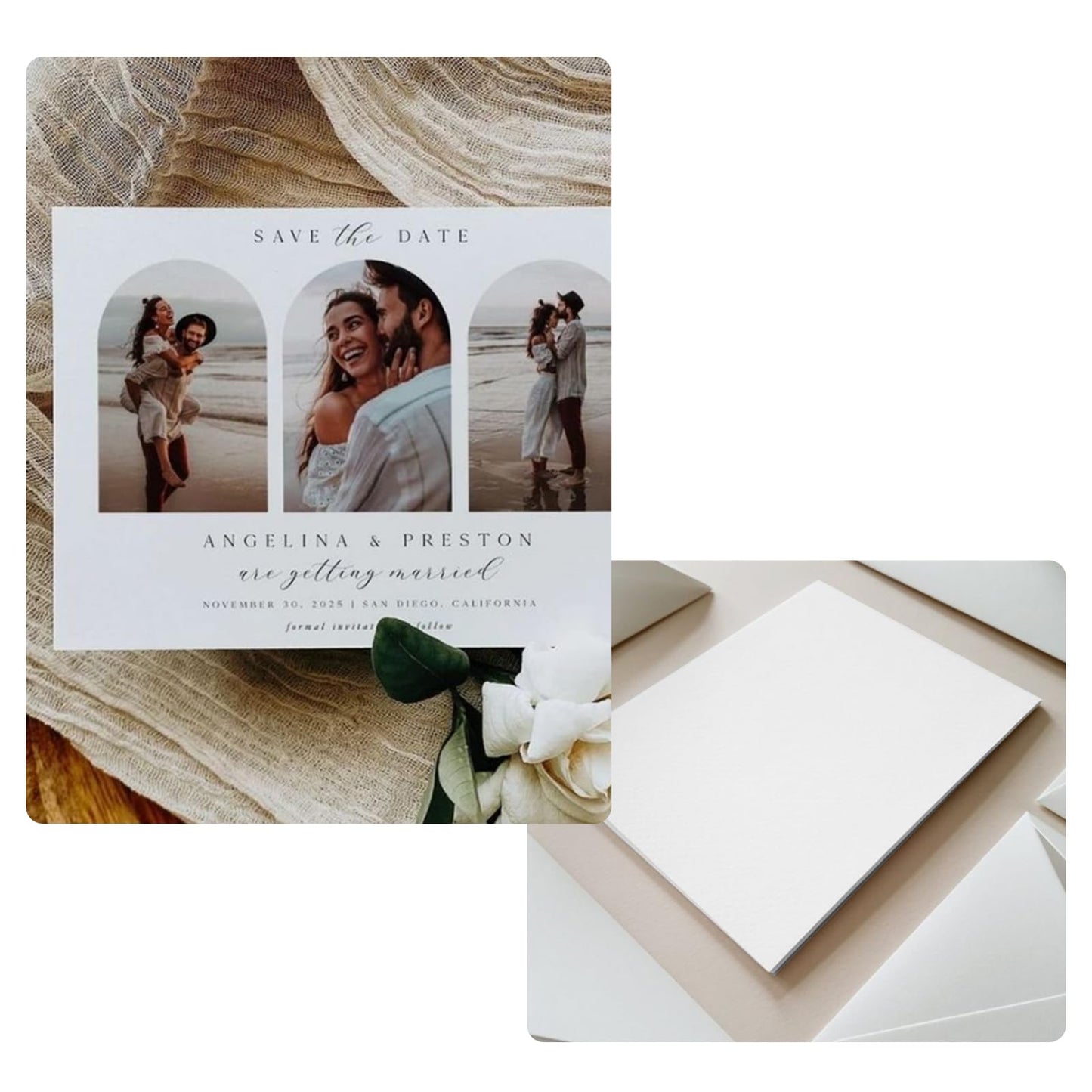 110 Sheets White Cardstock Paper 8.5" x 11", 65 lb/180 GSM White Card Stock Printer Paper for Cards Making, Office Printing, Cards for Wedding, Invitation, Business, Menus, Valentine’s Day, White