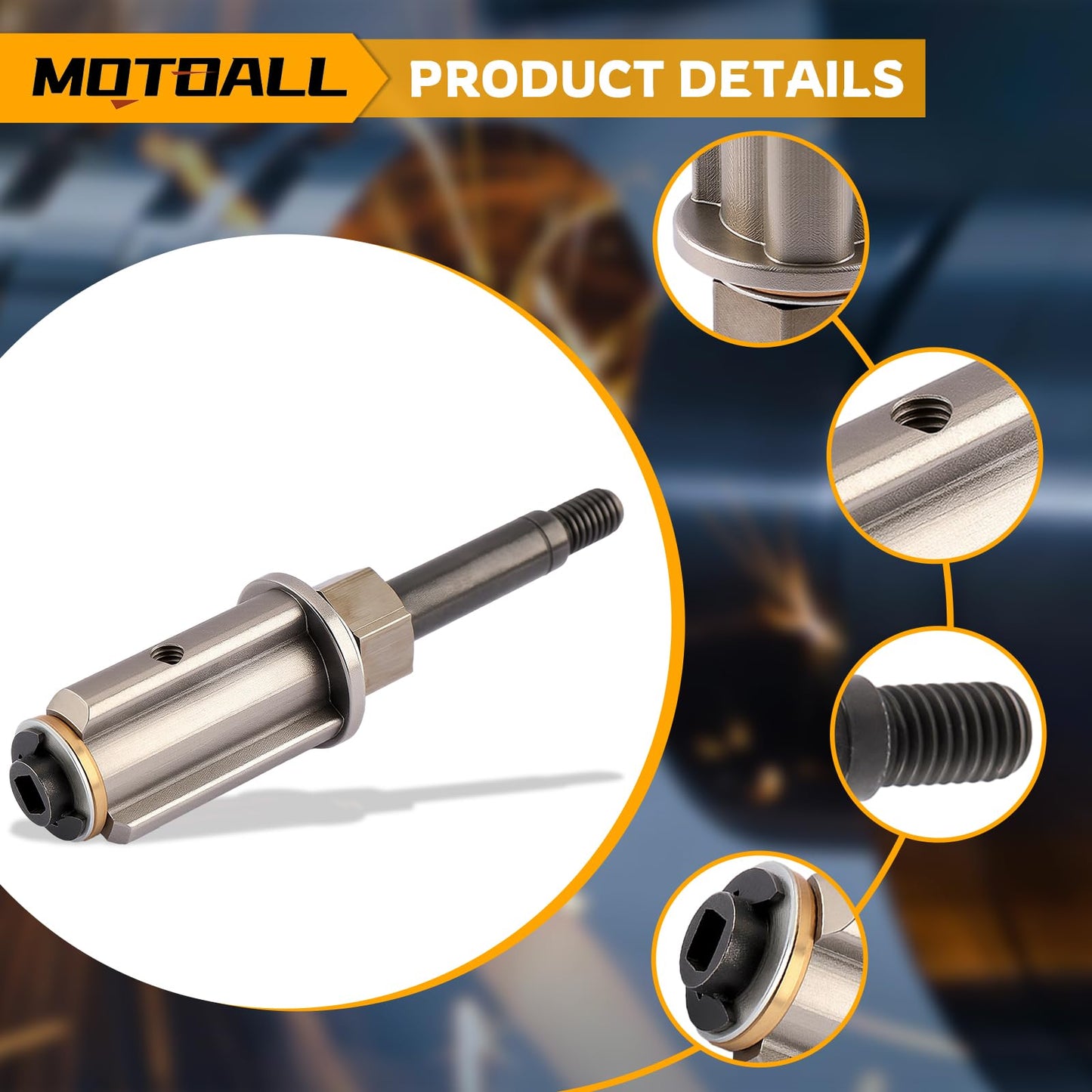 MOTOALL 4144-640-5900 Bearing Housing for Stihl FS38, FS45 Trimmer 41446405900, 4144 640 5900