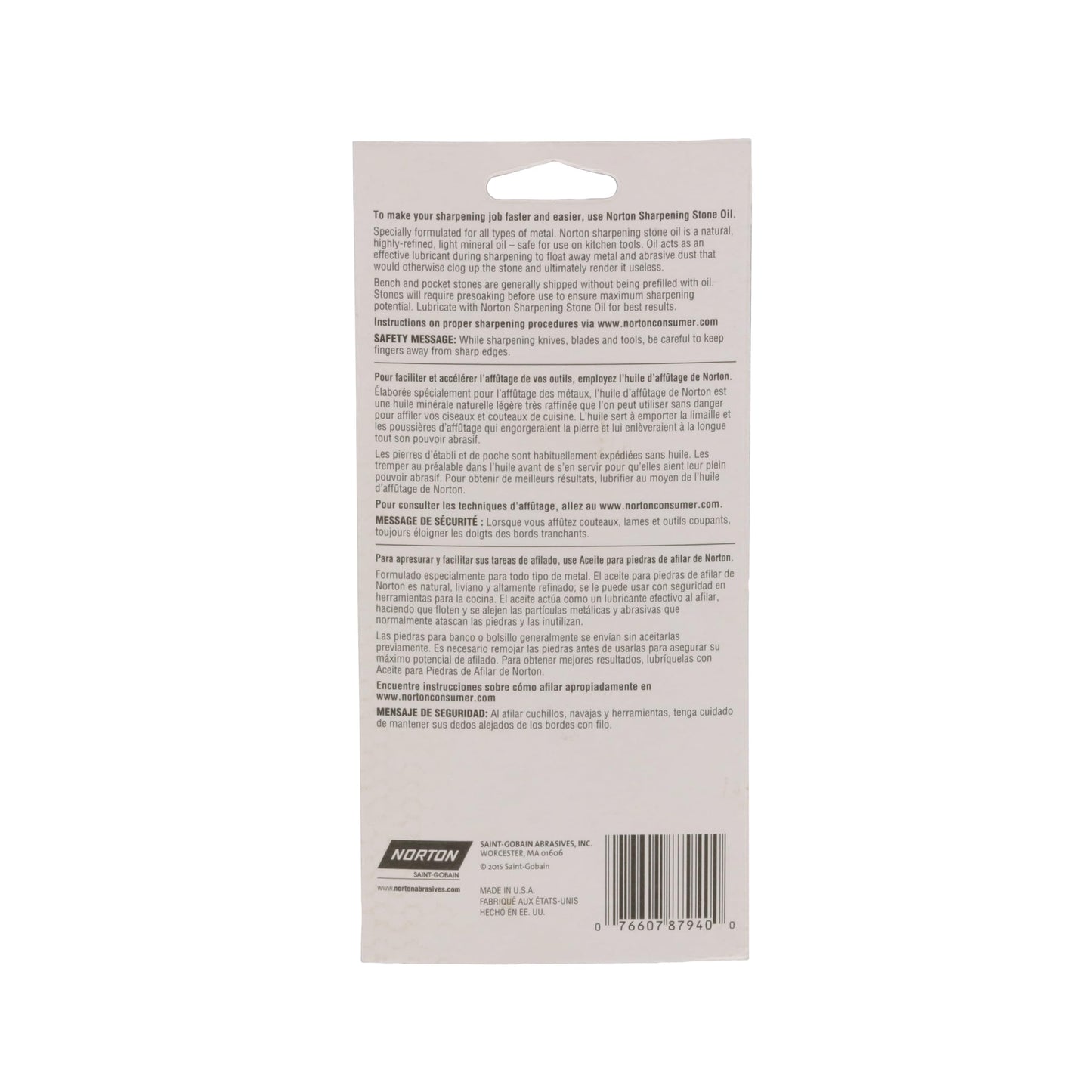 Norton 4-1/2-ounce Sharpening Stone Oil