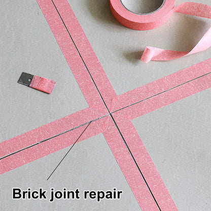 BOMEI PACK Pink Painters Tape 24mm x 55yds, 6Rolls Masking Tape for General Painting
