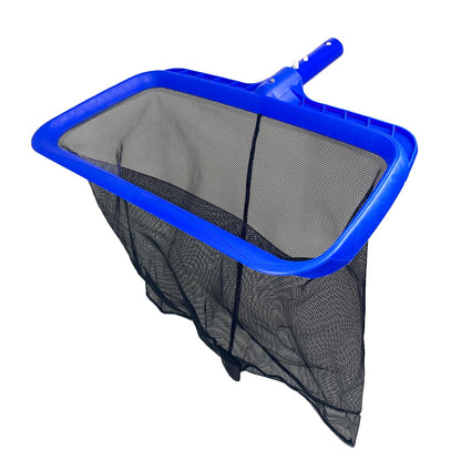 KINFAVOU Pool Skimmer Net, Fine Mesh Pool Leaf Net with Durable Deep Net, Larger Capacity Leaf Skimmer Net for Pool Cleaning, Debris Pickup Removal, Easy Scoop Edge (Without Pole)