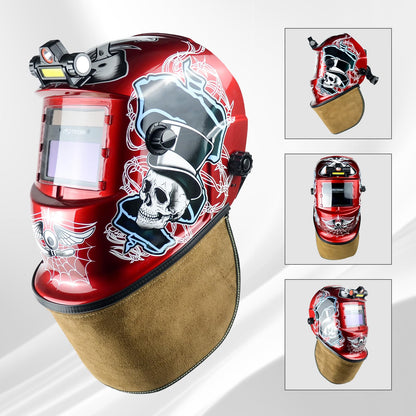 TRQWH Welding Helmet Bib Cover Extended Split Wrap-Around Helmet Back Cover with Press Fit Seal, for Most Welding Helmets (TRQ-WHNPWB)