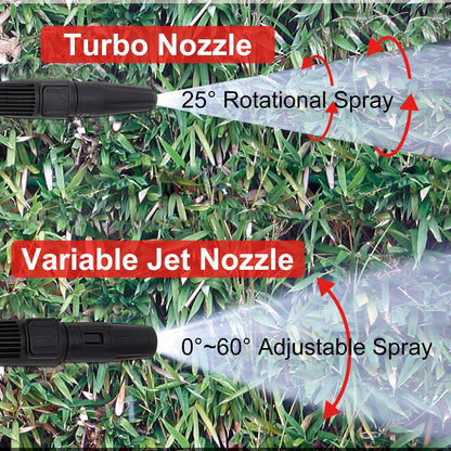 BEAR FORCE High Pressure Water Jet Wand and Rotating Wand, Pressure Washer Replacement Spray Gun Wand Nozzle, Compatible for Karcher K1, K2, K3, K4, K5, K6, K7 Power Washers…（C. Jet Wand & Turbo Wand