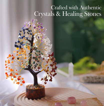Chakra Tree, Crystals, Home Decor, House Warming Gifts New Home, Bonsai Tree, Office Decor, Gift for Women, Crystals and Healing Stones, Birthday Gifts for Women