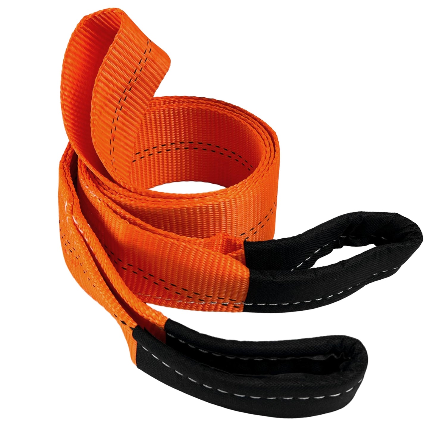 HFS (R) Tree Saver, Winch Strap, Tow Strap 30,000 Pound Capacity (Orange, 3INCHX8FT)
