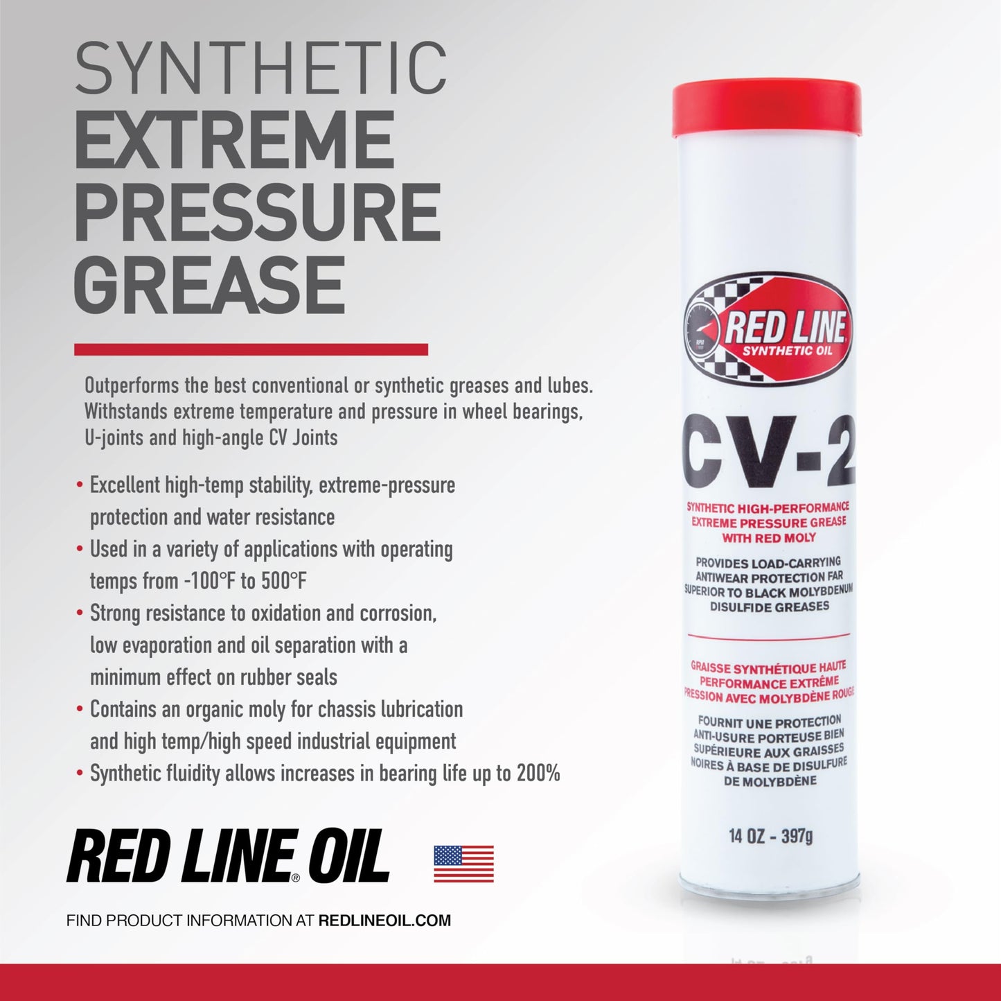 Red Line 80402 Synthetic Grease