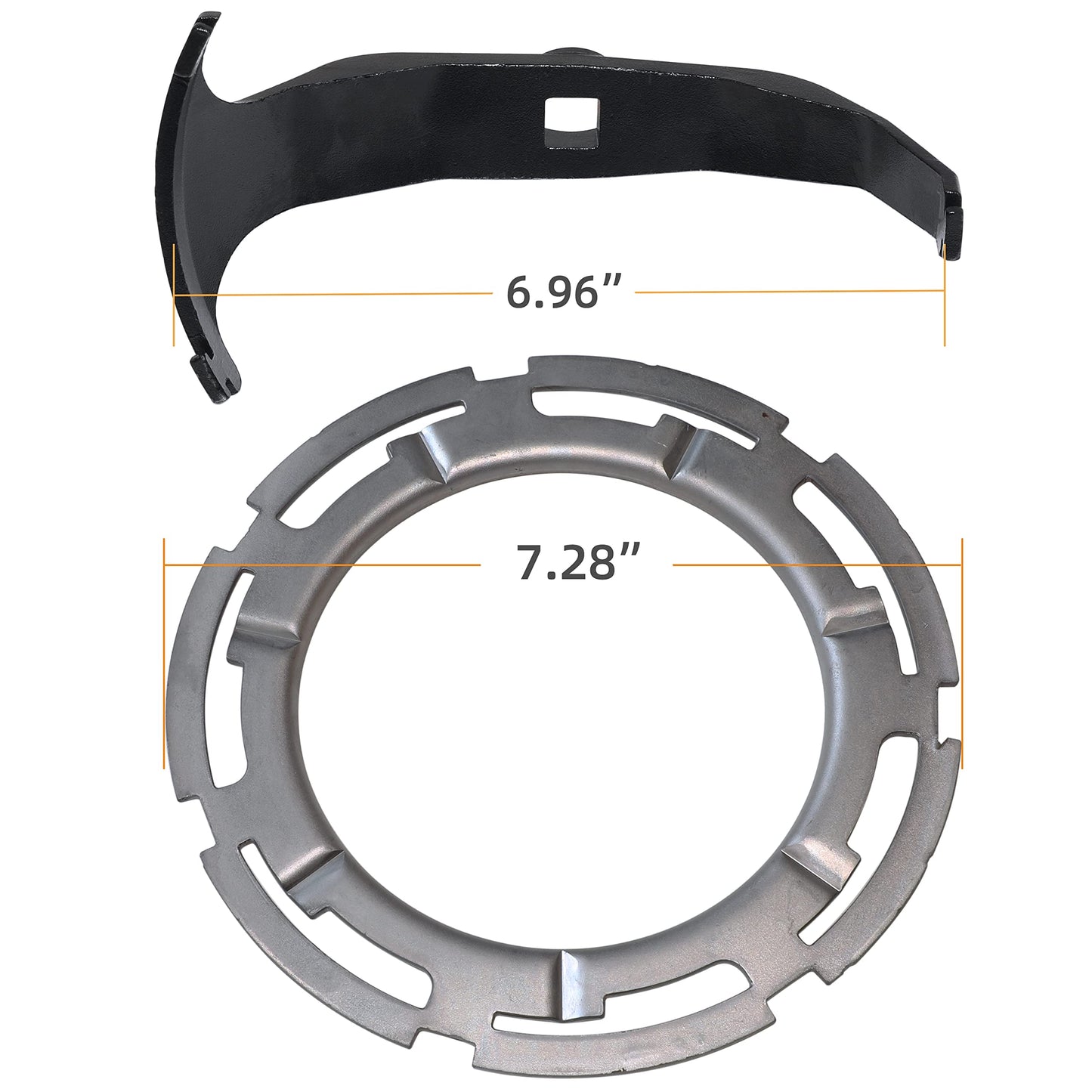 Fuel Tank Lock Ring Tool Fuel Pump Senders Removal Install Tools Compatible with Ford Chrysler Dodge Chevy Replacement for BMW Benz Volvo Jeep Equivalent OEM 6599