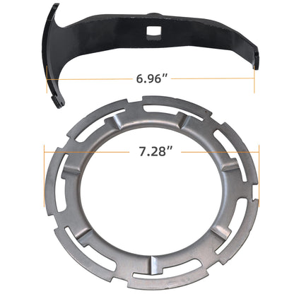 Fuel Tank Lock Ring Tool Fuel Pump Senders Removal Install Tools Compatible with Ford Chrysler Dodge Chevy Replacement for BMW Benz Volvo Jeep Equivalent OEM 6599