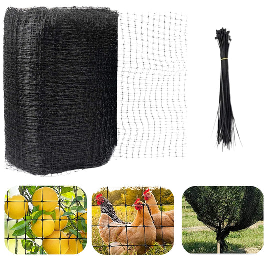 Garden Netting, Bird Netting for Garden, Heavy Duty Netting, Netting to Protect Plants, Pond Netting Cover (7 x 100 Feet(2.1 x 30 Meter))