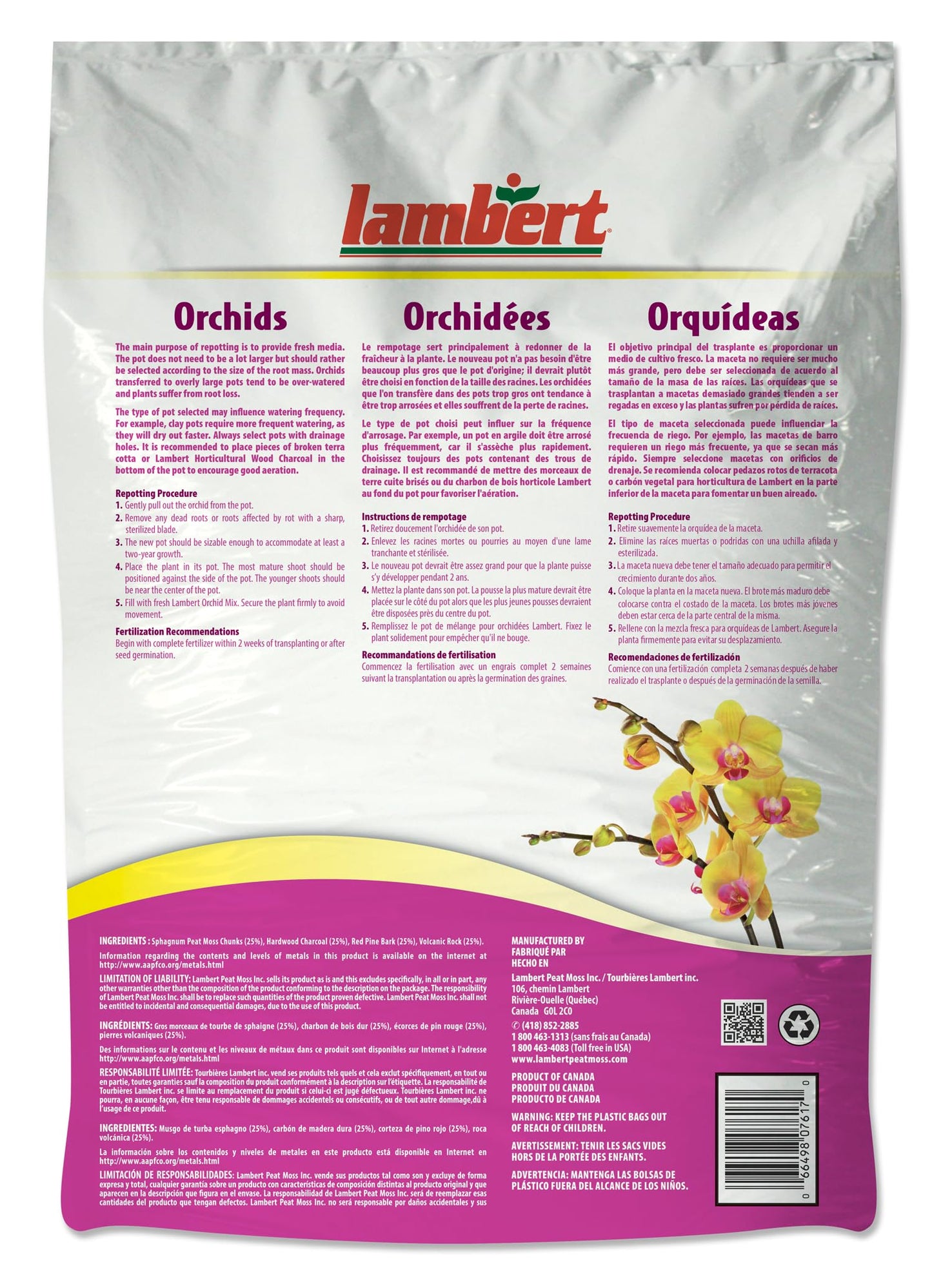 Lambert Orchid Potting Mix 4.4L