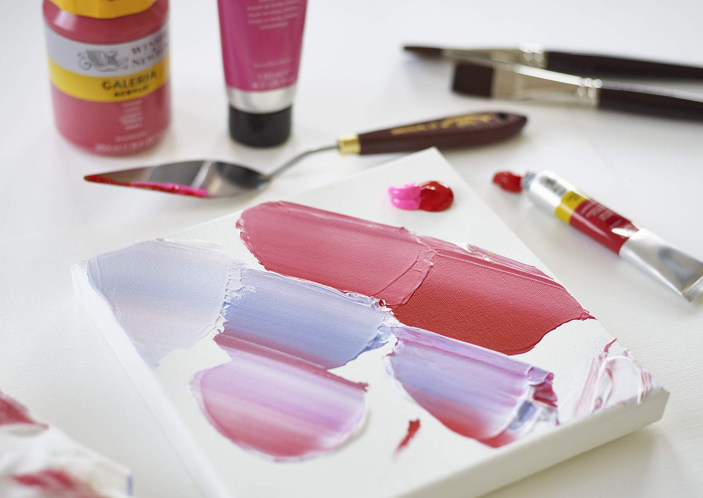 Winsor & Newton 2136644 Galeria Acrylic Color Tube, 200ml, Titanium White