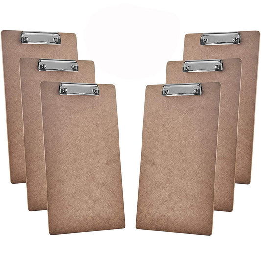 Acrimet Professional Legal Size Clipboard - Low Profile Clip, Hardboard, Smooth Finish, FSC Certified (6 Pack)