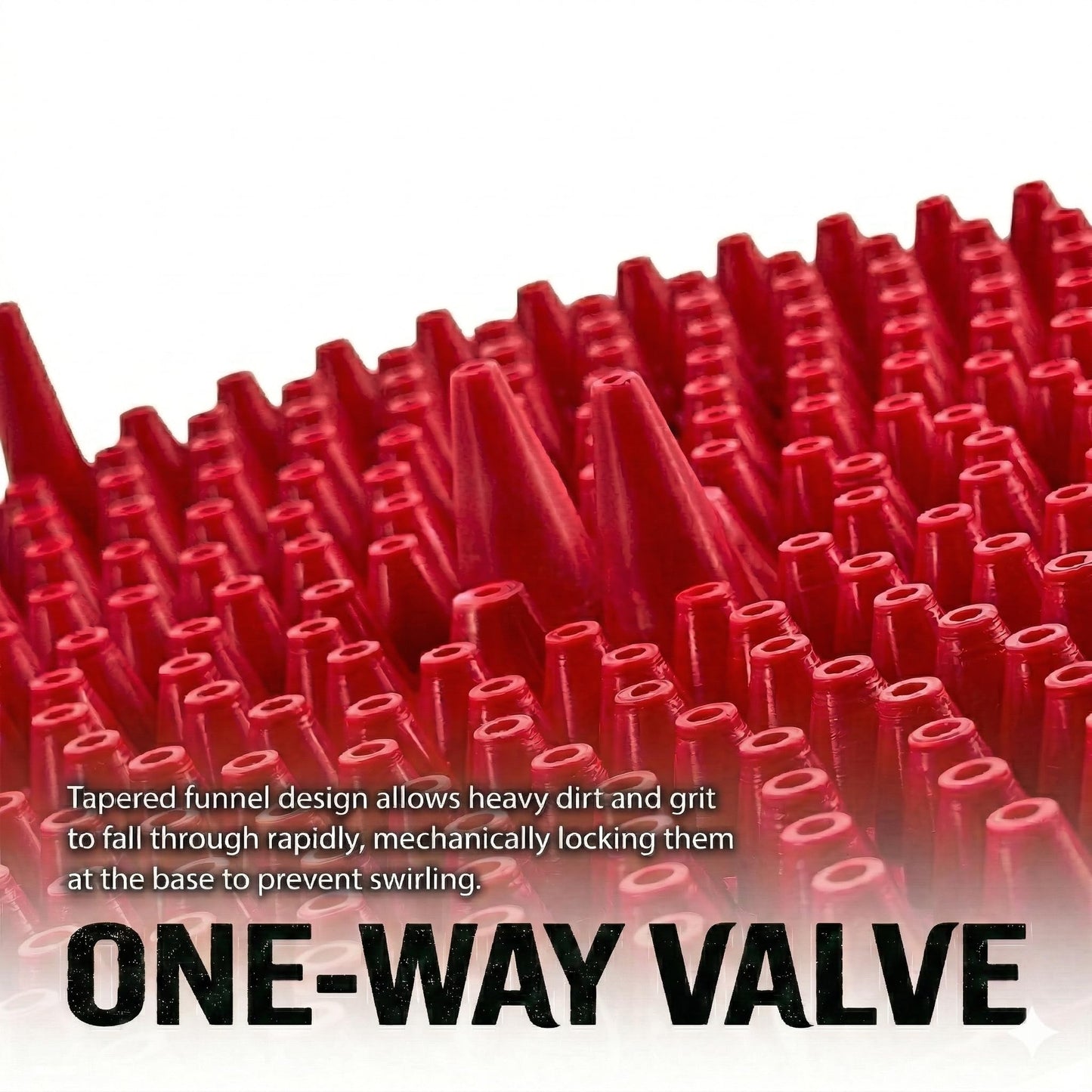 X5MPLXPMX 10.4" Heavy Duty Grit Trap (2-Pack) & Wash Mitt Kit - Premium Car Wash Bucket Filter Insert, Dirt Separator, Fits 3.5-5 Gallon (Red Kit)