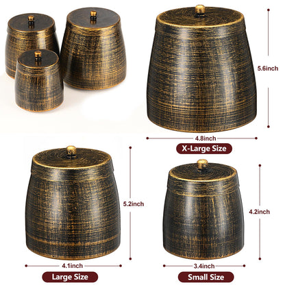 Cigar Ashtray with Lid for Outdoors Outside Patio Home Retro Decor,Large Holder Ashtray Windproof,Cigar Accessories Gifts for Men Dad Husband Boyfriend (X-Large)