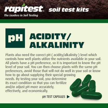 Luster Leaf 1601 Rapitest Soil Test Kit, 40 Tests
