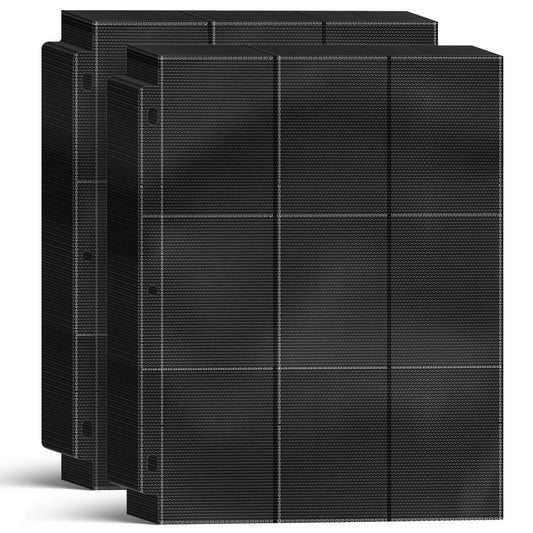 1800 Pockets Trading Card Binder Sleeves, Baseball Card Sleeves Fit for Standard Size Sport Cards, Baseball Card Holder for 3 Ring Binder
