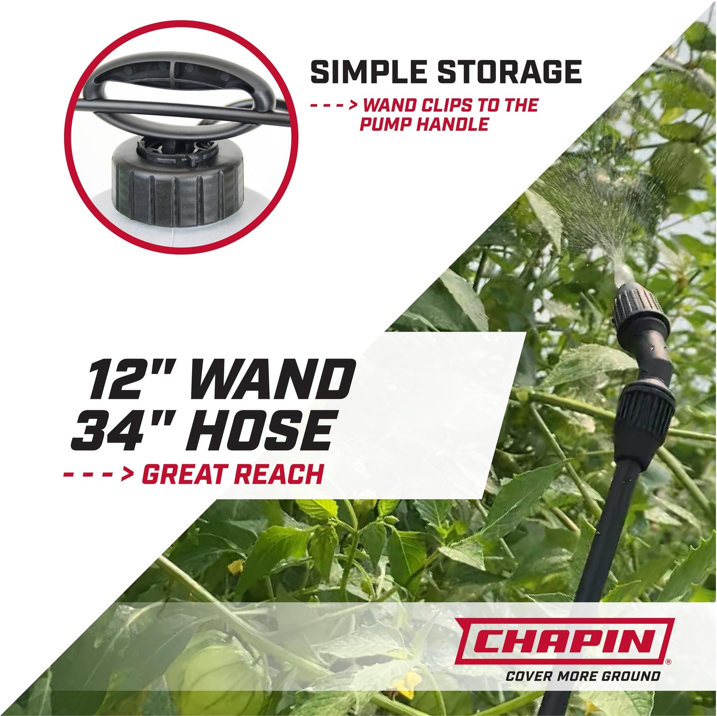 Chapin 16200 Home and Garden Poly Sprayer, 2-Gallon