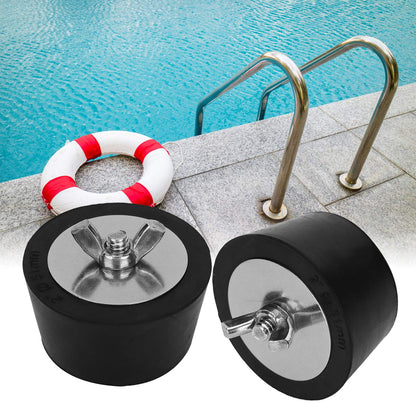 2PCS 51mm 2in Expansion Plugs Antifreeze Rubber Plugs for Swimming Pool Pipelines in Winter Rubber Expansion Winterizing Plug for Swimming Pool Spa Pipework Winter Fittings