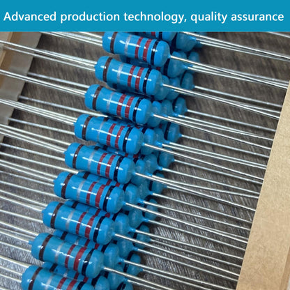 3120pcs 156 Values Metal Film Resistor Kit Minidodoca 1 Ohm-10M Ohm 1/4W 0.25 watt ±1% Tolerance Fixed Resistors Assortment Kit RoHS Compliant 100 1000 1k 10k 100k ohm Resistor Pack for DIY Projects