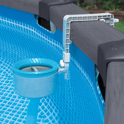 INTEX 28000E Deluxe Wall Mount Pool Cleaning Surface Skimmer for Above Ground Pools