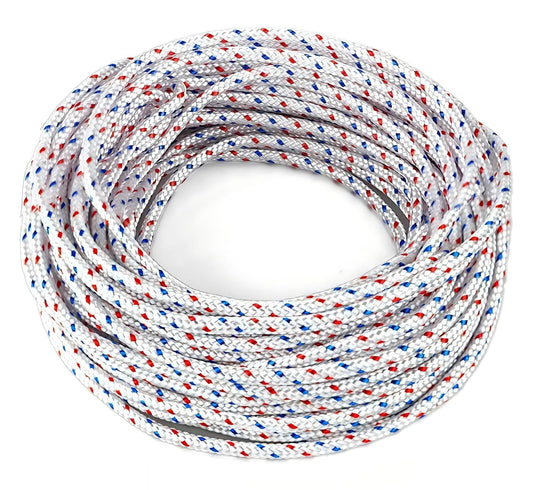 SSFOLPFEE High Strength Recoil Starter Rope, 4.0mm × 100FT, Heavy Duty Pull Cord for Briggs & Stratton, Honda, Generator, Lawn Mower, Snowblower