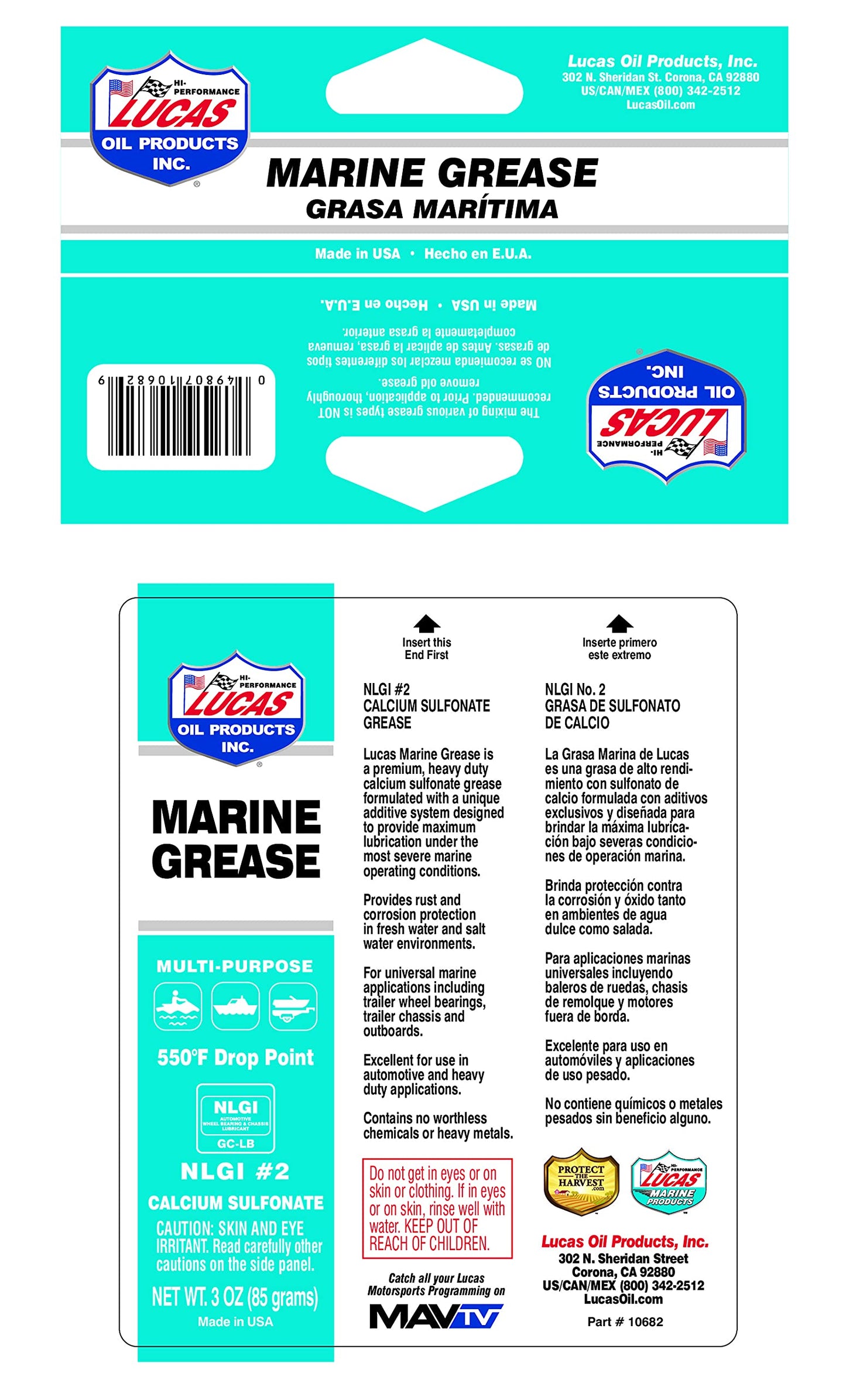 Marine Grease/10x1(3x3oz)