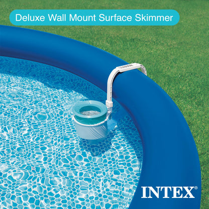 INTEX 28000E Deluxe Wall Mount Pool Cleaning Surface Skimmer for Above Ground Pools