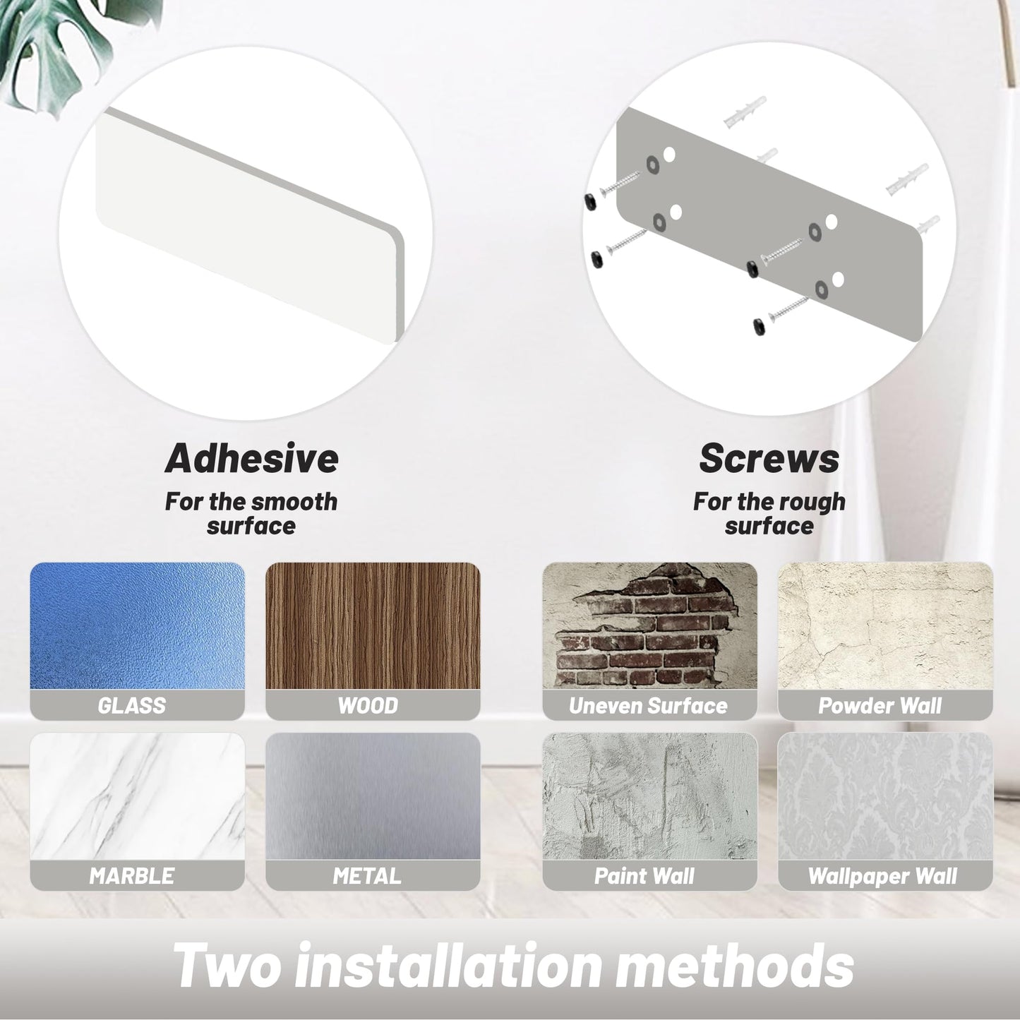 VEHHE Under Cabinet Paper Towel Holder with Ratchet System, One Hand Operable Paper Towel Holder Wall Mount with Damping Effect, Self-Adhesive Papers Towels Holders or Drilled for Kitchen (Silver)