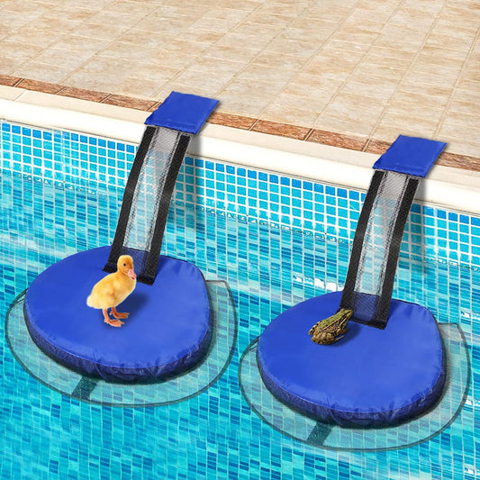 2 PCS Animal Saving Escape Ramp for Pool, Floating Step Ramp Critter Saving Escape Ramps Swimming Pool Device Handy Rescues Saving Escapes Supplies for Duck, Frogs,Turtle