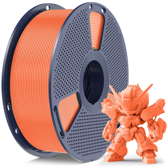 SUNLU High Speed PLA Meta Filament, 1KG PLA 3D Printer Filament 1.75mm, Tougher Neatly Wound 3D Filament, Fits for Most FDM 3D Printers, 1KG Spool(2.2lbs),Sunny Orange