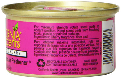 California Scents Spillproof Organic Air Freshener, Coronado Cherry, 1.5 Ounce Canister (Pack of 4)