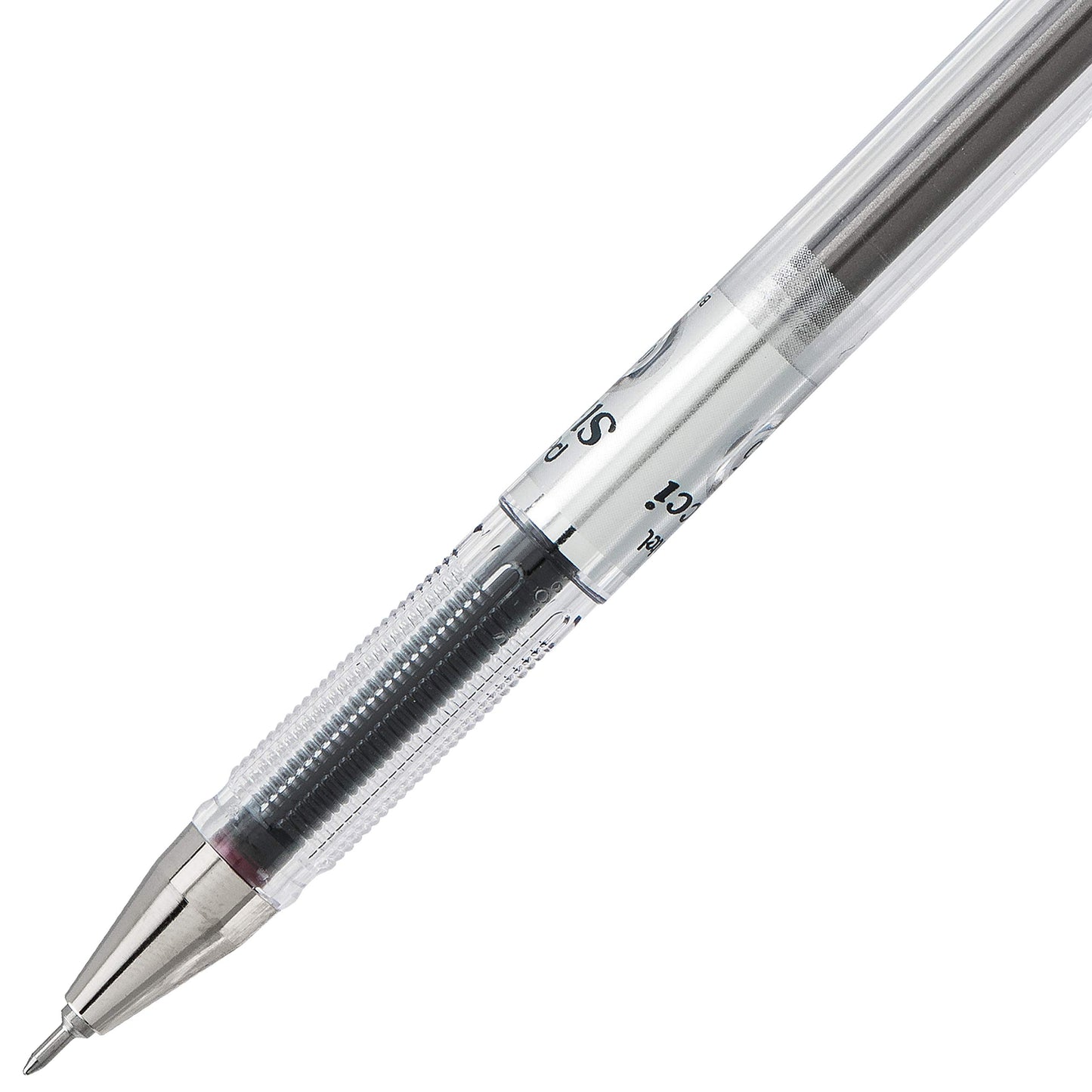 Pentel Arts Slicci Liquid Gel Rollerball Pens, Art, Sketching, Journaling, 0.25mm Extra Fine Point, Black Ink, BG202A, Box of 12