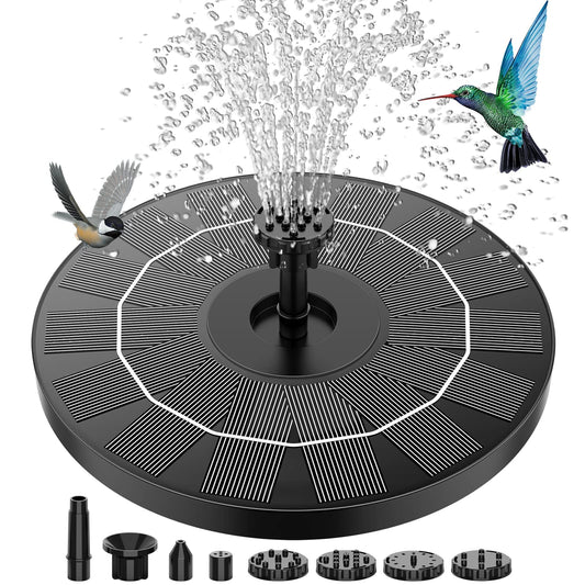 AISITIN 3.5W Solar Fountain, Solar Powered Water Fountain, Easy Setup Solar Fountain Pump for Bird Bath, Outdoor, Garden, Pond, Pool