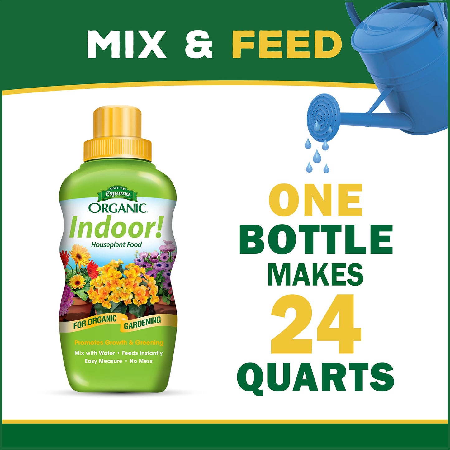 Espoma Company INPF8 Organic Indoor Plant Food, 8 oz