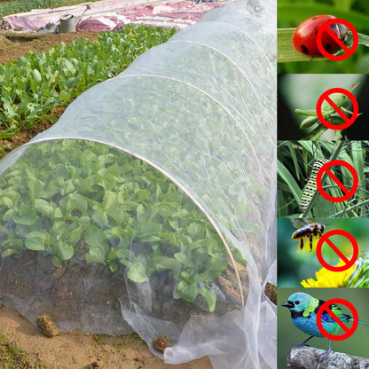 Garden Insect Netting, Fine Mesh Garden Mosquito Bug Net for Vegetables, Flowers, Fruits, Plants (10 x 50FT)