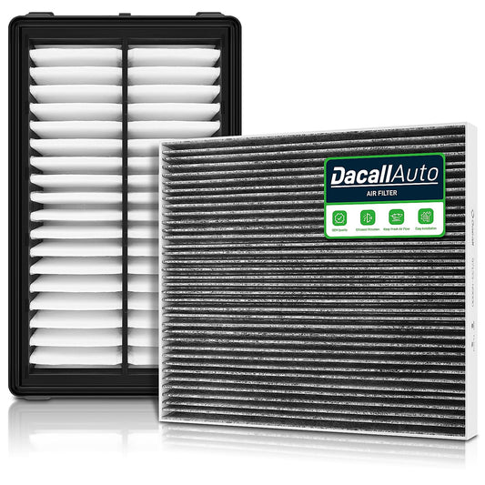 Dacall CA12816 Engine & CF12820 Cabin Air Filter Set for Hyundai Santa Fe/Cruz Sonata Tucson (2020-2026), for Kia Sportage K5 Sorento (2021-2026), NOT for HYBRID, Replace 28113L1000 97133L1000 Gray