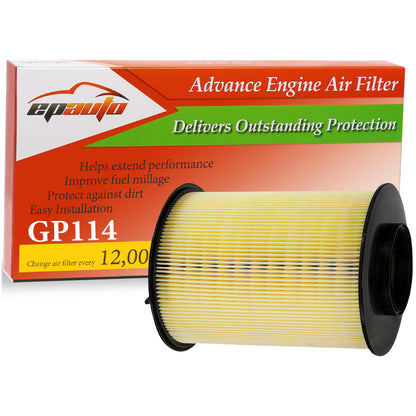 PAuto GP114 (CA11114) Engine Air Filter Replacement for Ford Escape 1.5L/1.6L/2.5L (2012-2020), Focus (2008-2018), Transit Connect 1.6L (2014-2016), Lincoln MKC (2015-2019)