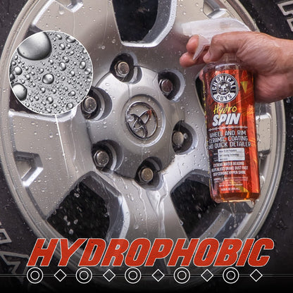 Chemical Guys HydroSpin Wheel & Rim Ceramic Coating and Quick Detailer, Safe for Cars, Trucks, SUVs, Motorcycles, RVs & More, 473 ml