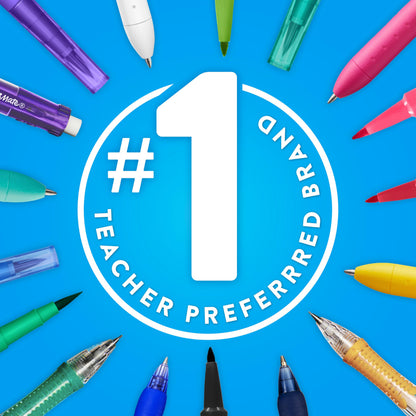 Paper Mate Flair Felt Tip Pens, Medium Point (0.7 mm), Assorted Colours, 24 Count