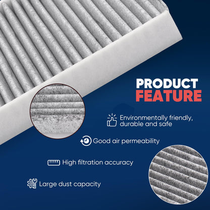 CF12436 Cabin Air Filter, Cabin Air Filter Compatible with Subaru 2019-2025 Ascent 2018-2024 Crosstrek 2017-2023 Impreza 2020-2025 Legacy 2020-2025 Outback