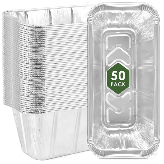 PACETAP 50 Pack Grease Drip Cup Liners for Blackstone 36, 30, 28, 22, 17 Inch, Grill Drip Pan, Griddle's Drip Tray, Griddle Oil Catcher, Disposable Foil Griddle Accessories for BBQ,Grilling,Oven (50)