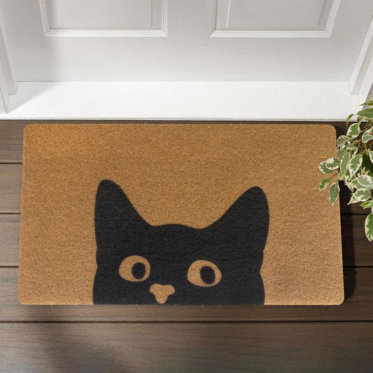 ZOKBOM Outdoor Doormat, 17" x 30" Non Slip Decorative Outdoor Indoor Door Mat, Washable Absorbent Mud Trapper Mats with Exquisite Pattern for Home Decor (B)